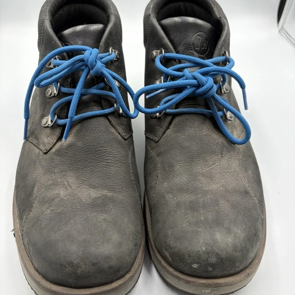 Merrell Epiction Chukka Boots Men's Size 12 Black Leather Lace Up  Hiking‎ Shoes